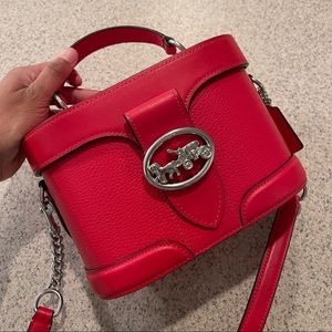 Coach Georgie Gem Crossbody In red style 5503